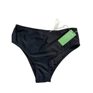 NWT Peddney Medium Nylon Women's High Waisted Modest Pin up Doll Bikini Bottoms